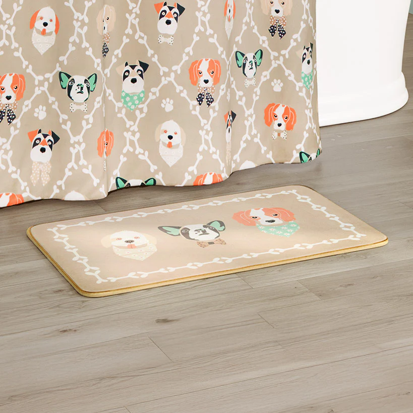 I Woof You Memory Foam Bath Rug