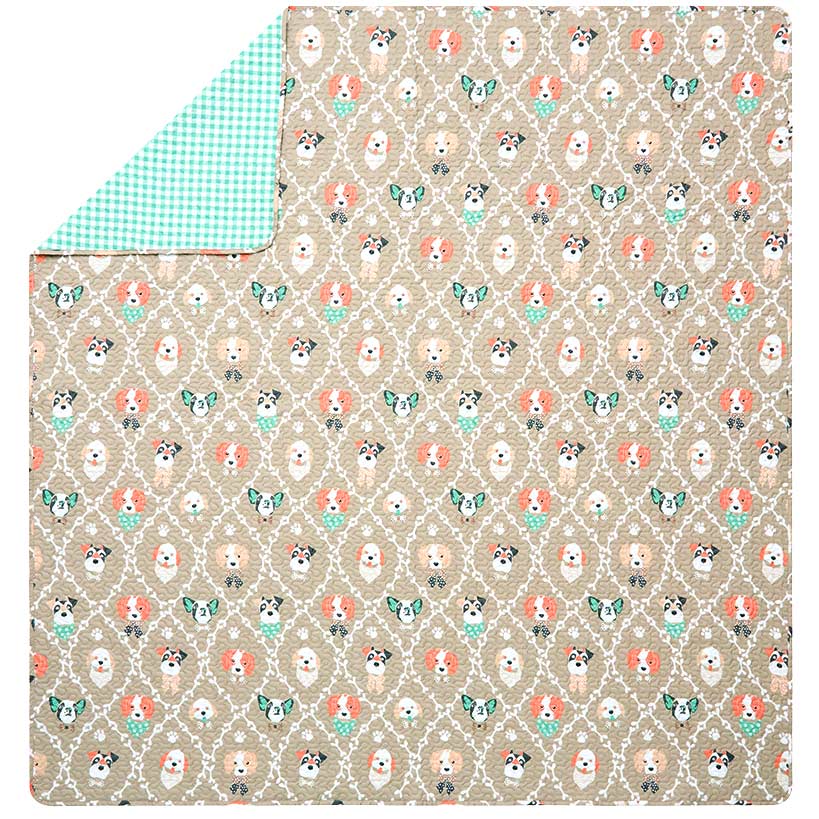 I Woof You Reversible Full/Queen or King Quilt - Image 2