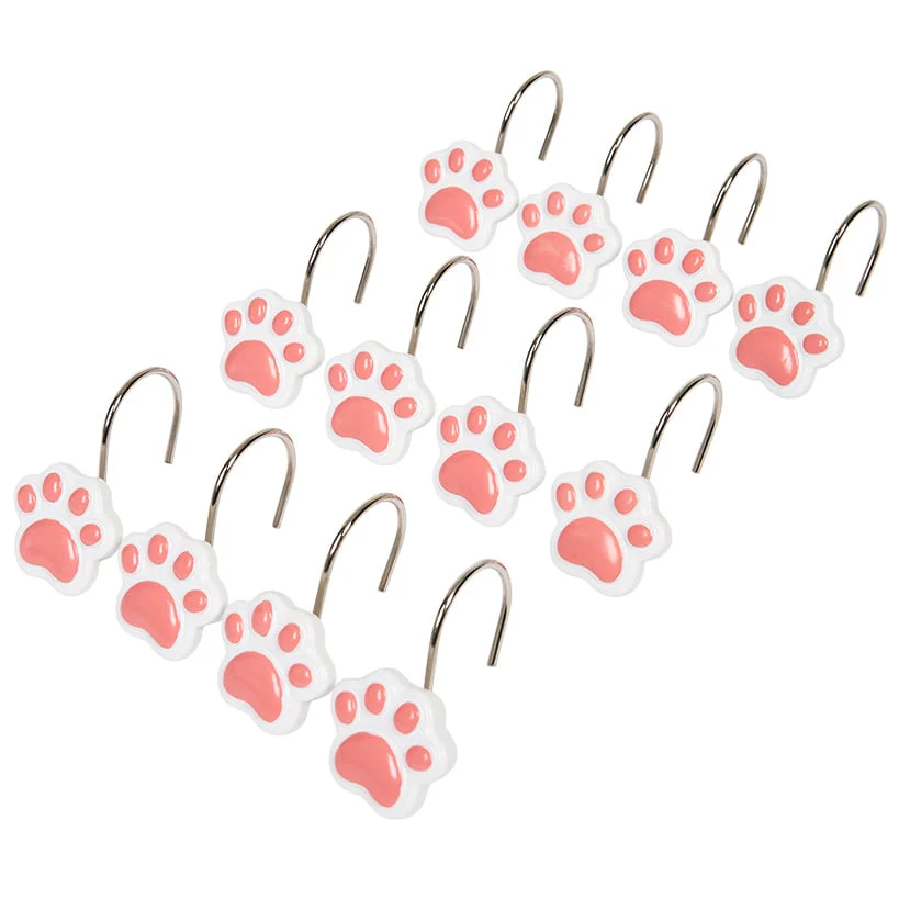 I Woof You Shower Curtain Hooks, Set of 12