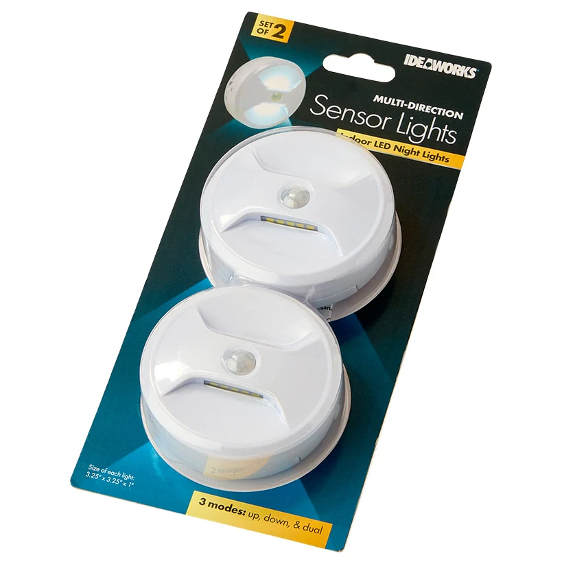 Ideaworks® Motion Sensor LED Night Lights - Multi Directional, Set of 2 - Image 2