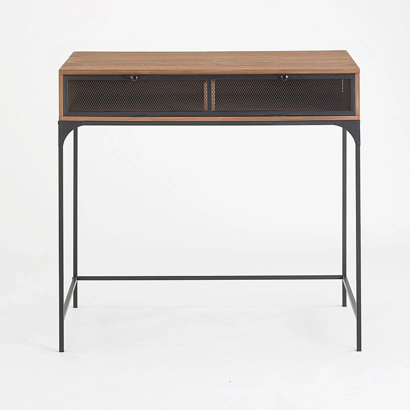 Industrial Farmhouse Style Desk with Storage - Image 6