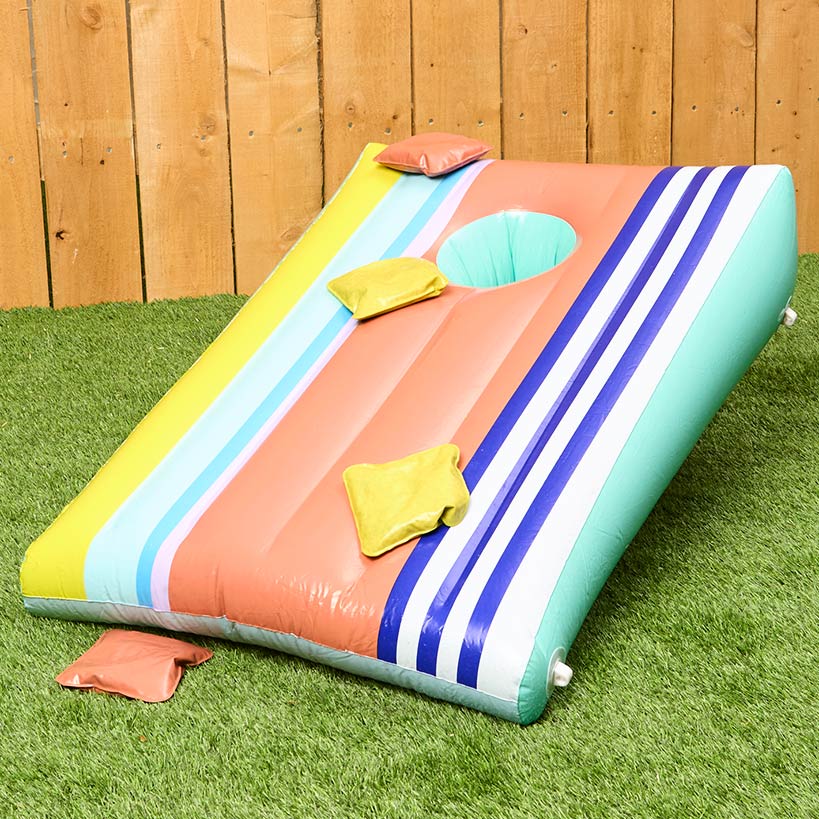 Inflatable Cornhole Bean Bag Toss Game - Durable Indoor and Outdoor Fun - Image 4
