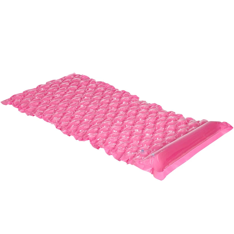 Inflatable Floating Wave Mat Pool Lake Beach For Adults Pink Blue - Image 3