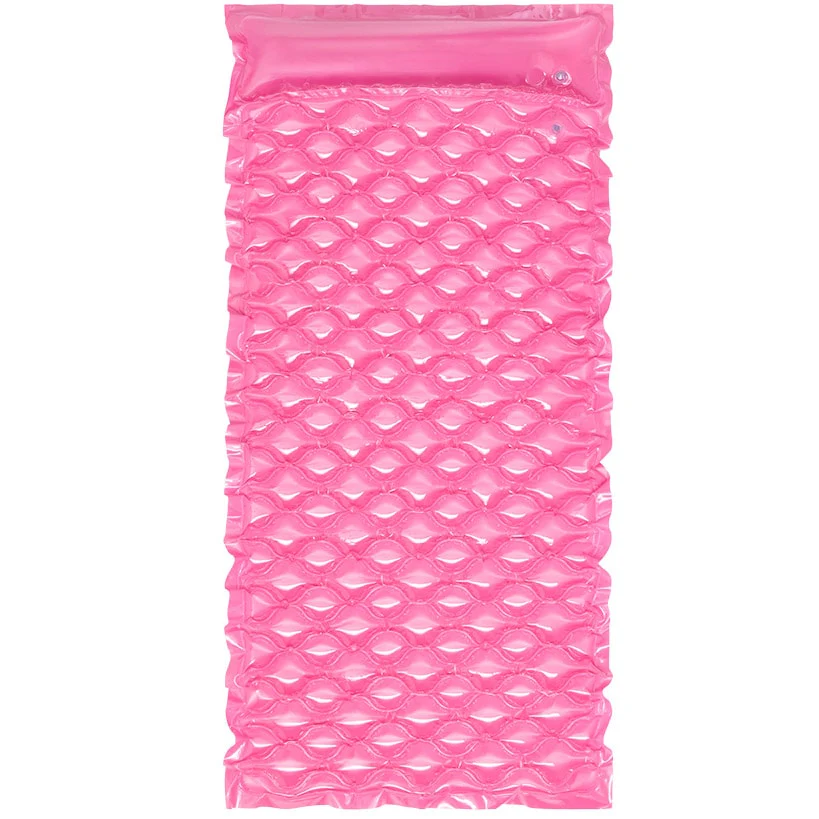 Inflatable Floating Wave Mat Pool Lake Beach For Adults Pink Blue - Image 5
