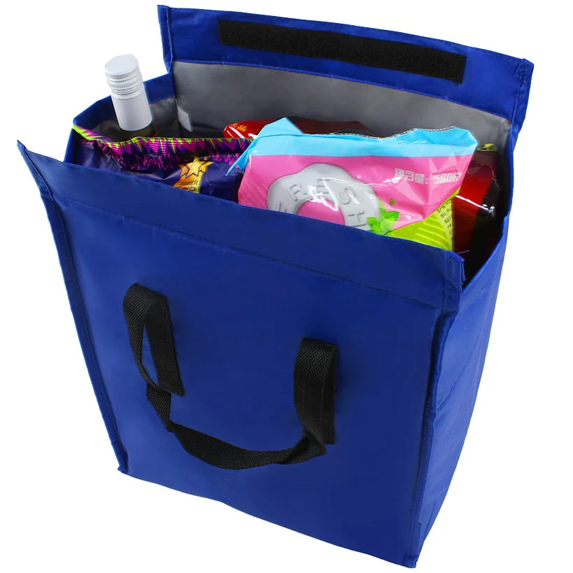 Insulated Grocery Bag Blue - Image 4