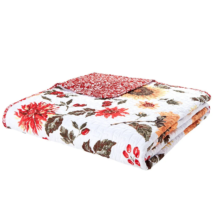 Jacobean Sunflower Full/Queen or King Quilt - Image 2