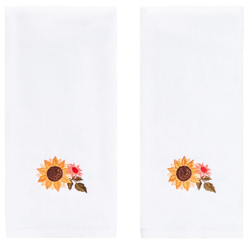 Jacobean Sunflower Shower Curtain, Bath Rug, Hand Towels, or Hooks - Image 3