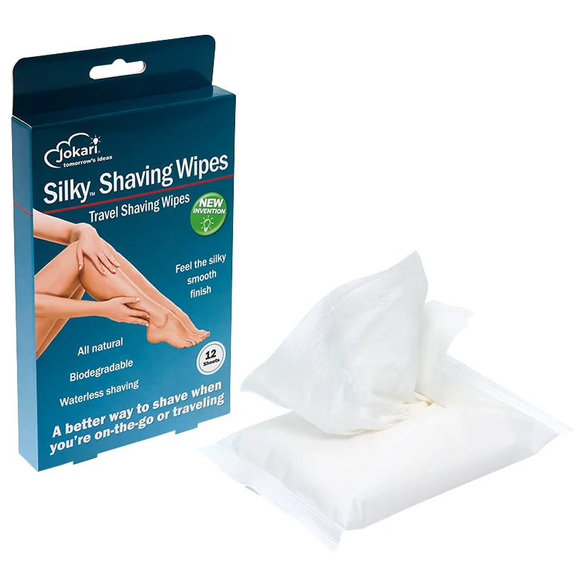 Jokari Silky Shaving Wipes Set of 24 - Image 2