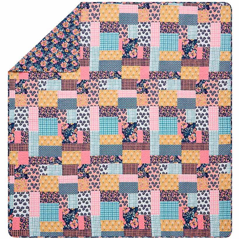 Jolene Patchwork Reversible Full/Queen or King Quilt - Image 2