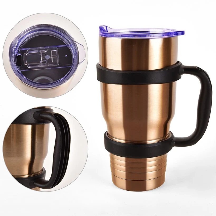 Jumbo Insulated Stainless Steel Tumbler Copper 30oz - Image 2