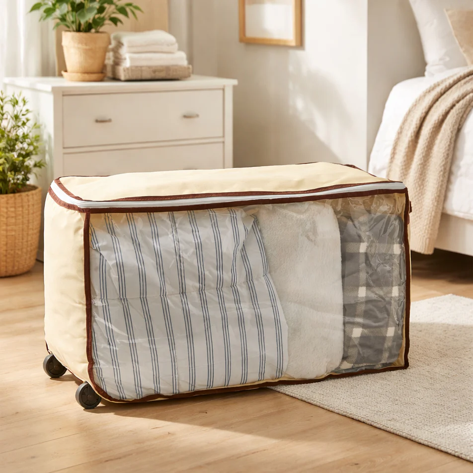 Jumbo Wheeled Storage Bag with Clear Window - Image 2