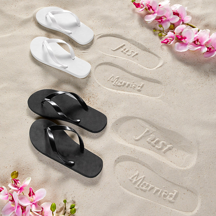 "Just Married" Men's Flip-Flops