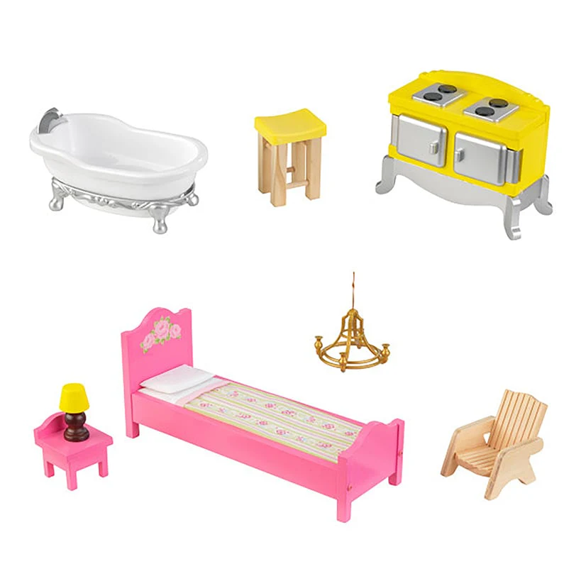 Kidkraft® Magnolia Three Story Wooden Dollhouse - Image 2