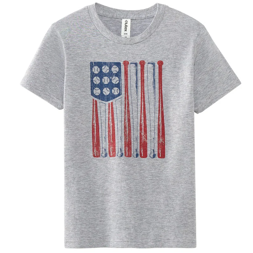 Kids Americana Short Sleeve Graphic T-Shirt - Image 3