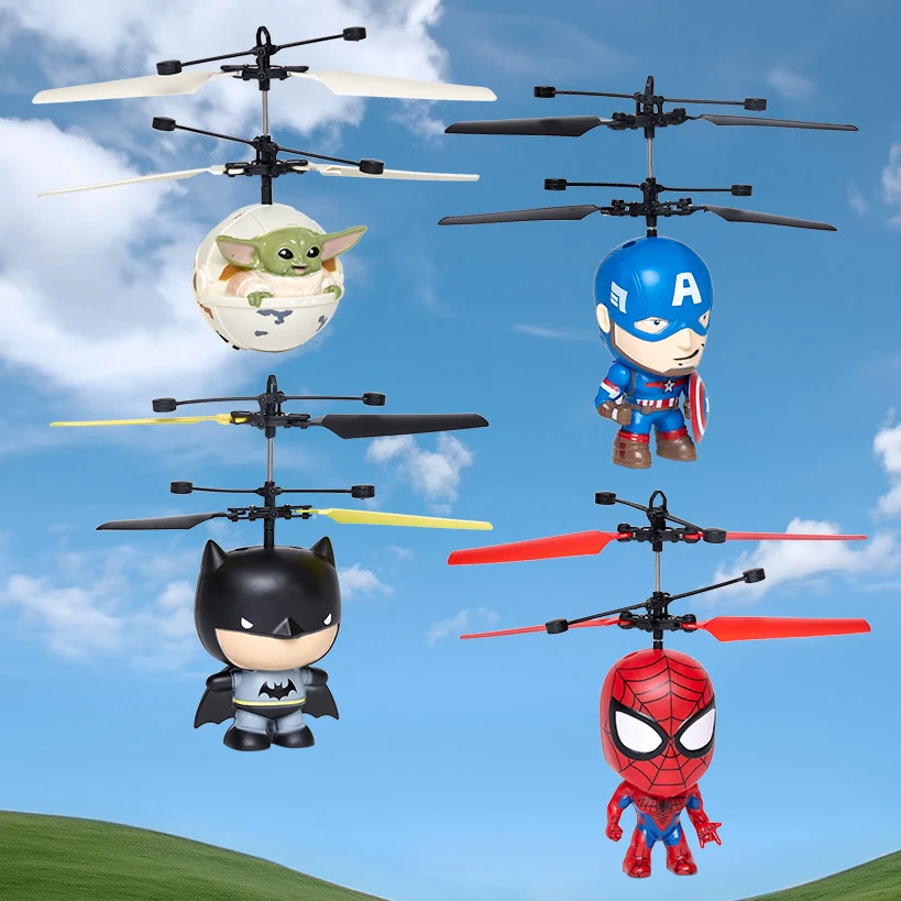 Kids Character Licensed Rechargeable Flying Figure With Remote