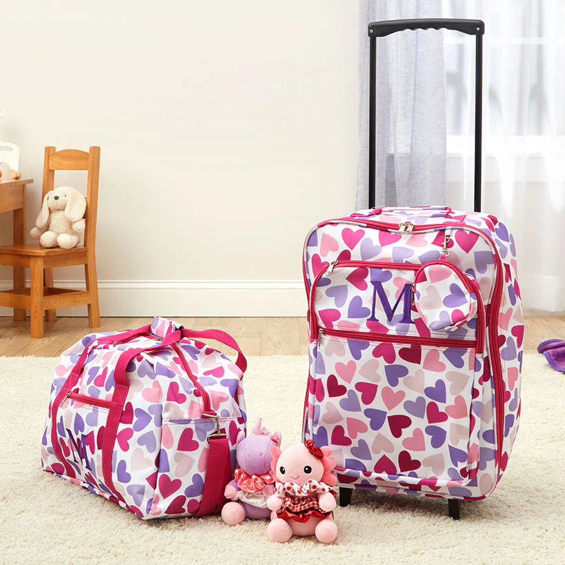 Kids' Monogram Luggage Matching Set - 3-Pc. - Image 12