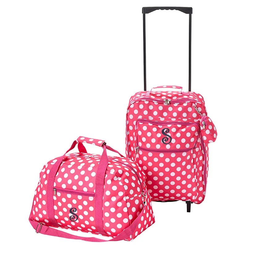 Kids' Monogram Luggage Matching Set - 3-Pc. - Image 2