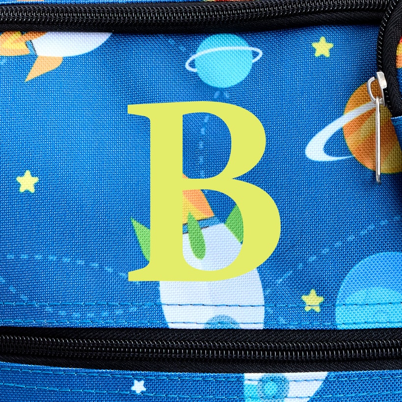 Kids' Monogrammed Space-Themed Luggage 3 Pc. Set - Image 7