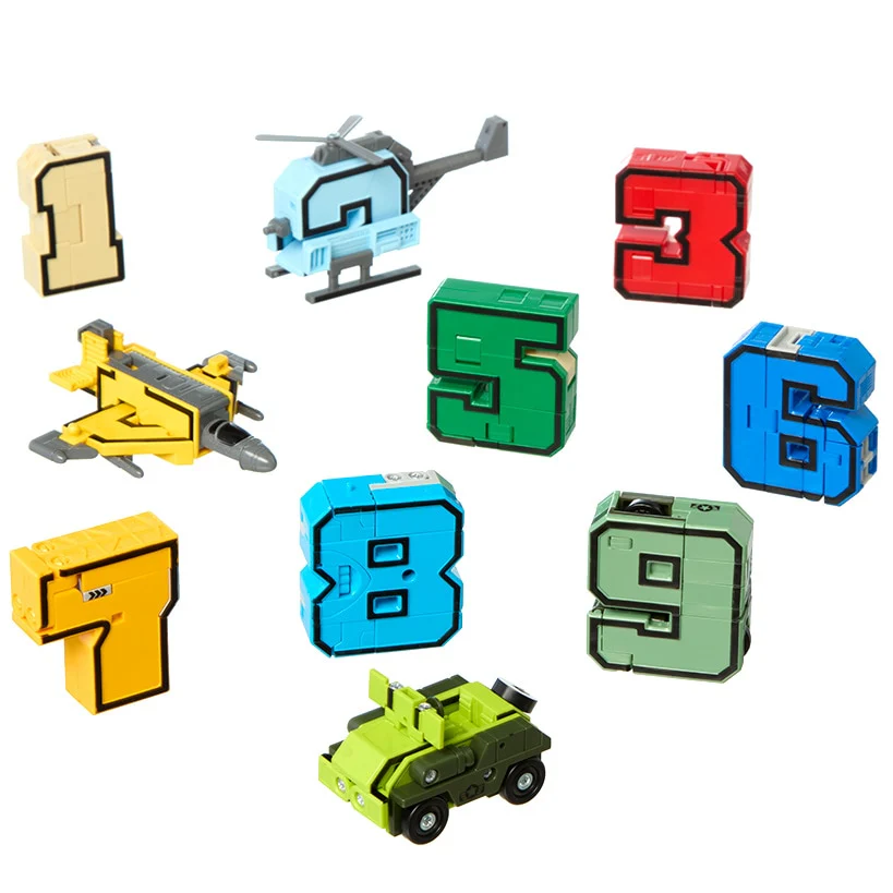 Kids' Transforming Numbers Bots - Numbers to Vehicles and Back - Image 2