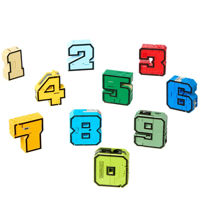 Kids' Transforming Numbers Bots - Numbers to Vehicles and Back - Image 3