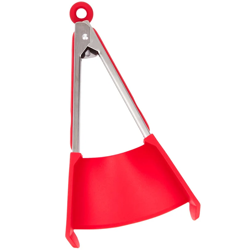 Kitchen 2-in-1 Spatula and Tongs - Flip, Grab, and Scoop - Image 3