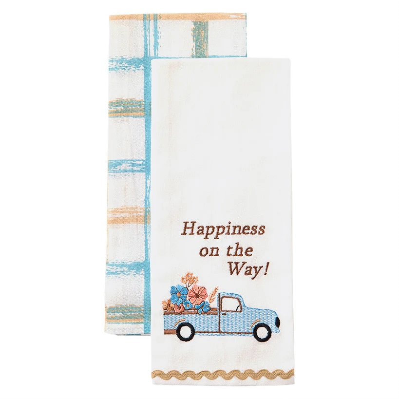 Kitchen Towels Spring Floral Set of 2 - Image 5