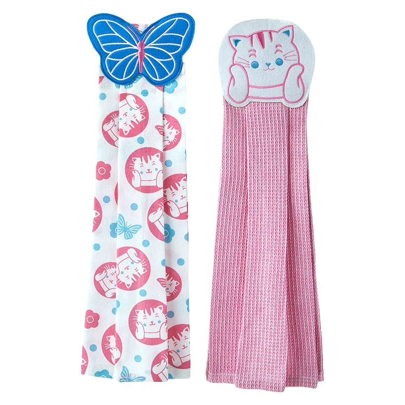 Kitchen Towels Summertime Cat Set of 2 - Image 10