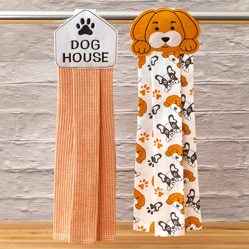 Kitchen Towels Summertime Dog Set of 2 - Image 6