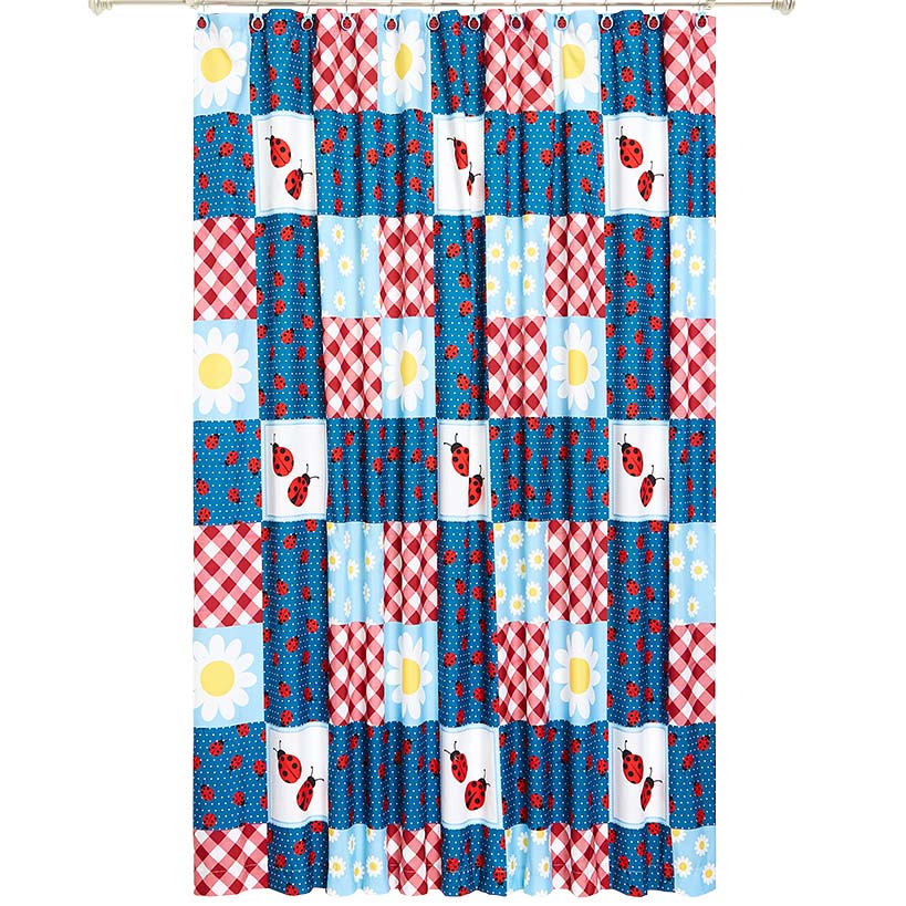 Ladybug Shower Curtain, Bath Rug, Hand Towels, Valance, or Hooks - Image 8