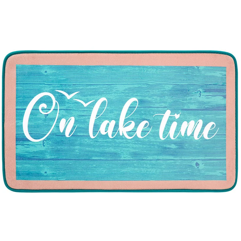 Lake Time Memory Foam Bath Rug - Image 2