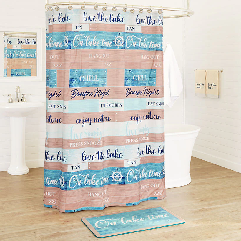 Lake Time Memory Foam Bath Rug - Image 3