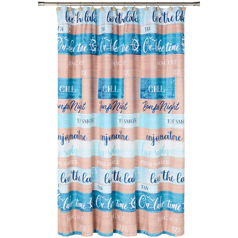 Lake Time Shower Curtain - Image 3