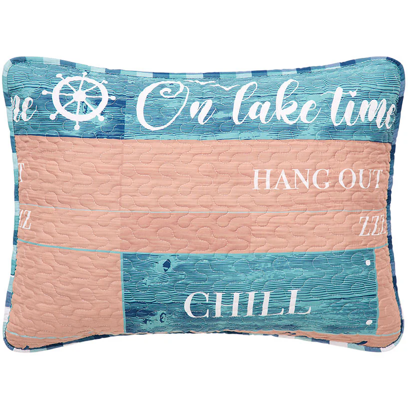 Lake Time Standard Quilt Sham