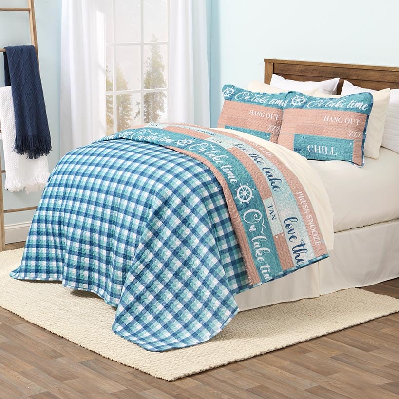 Lake Time Standard Quilt Sham - Image 3