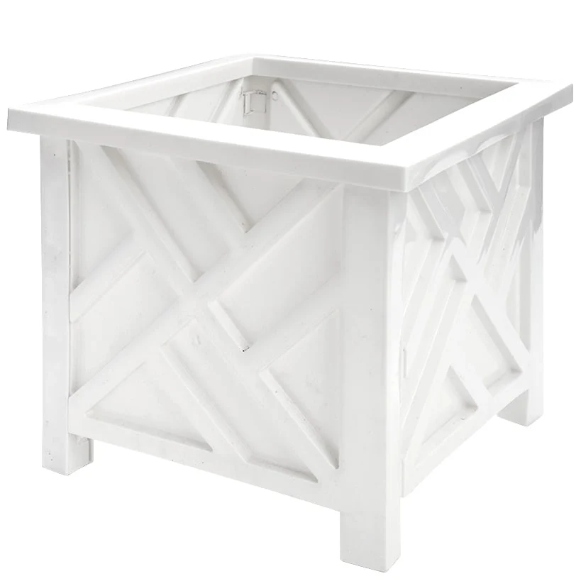 Lattice Design Chippendale Style Planter Box - Image 10