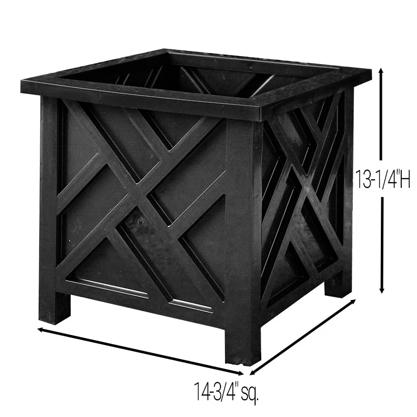 Lattice Design Chippendale Style Planter Box - Image 8