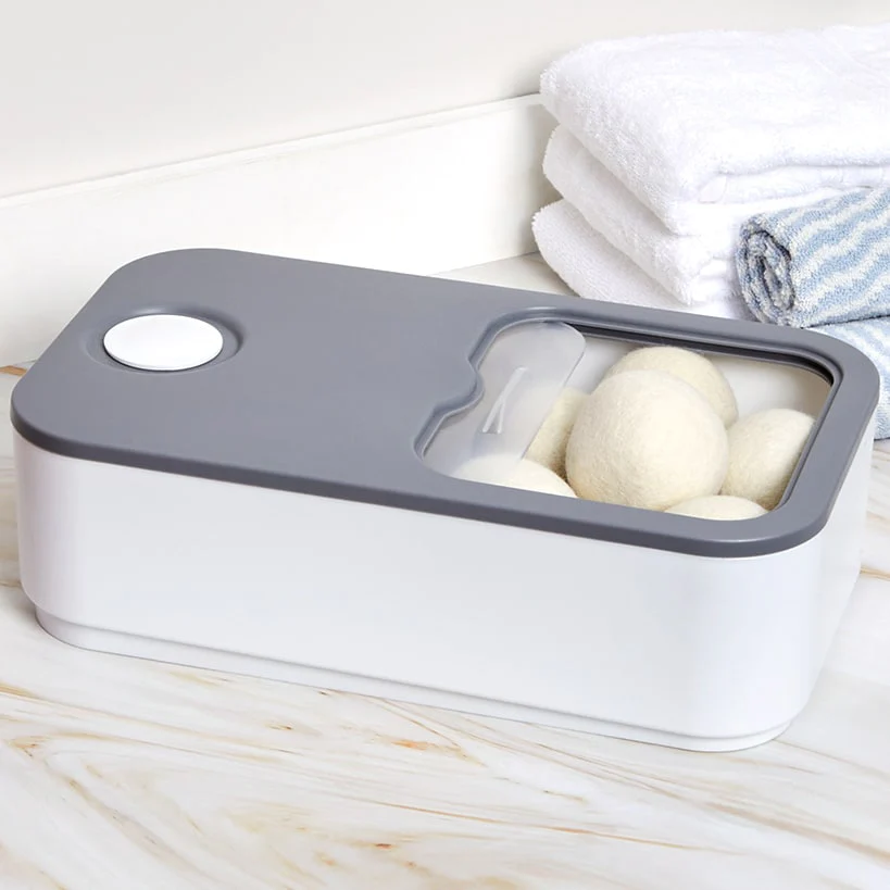 Laundry Dual Detergent Dispenser or Sliding Laundry Pod Storage Container - Image 5