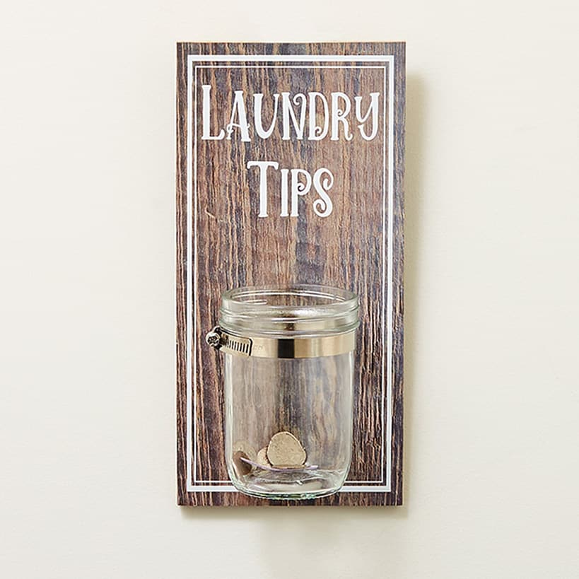 Laundry Room Humorous Wall Décor - Tip Jar, Sign, or Safety Pins - Image 4