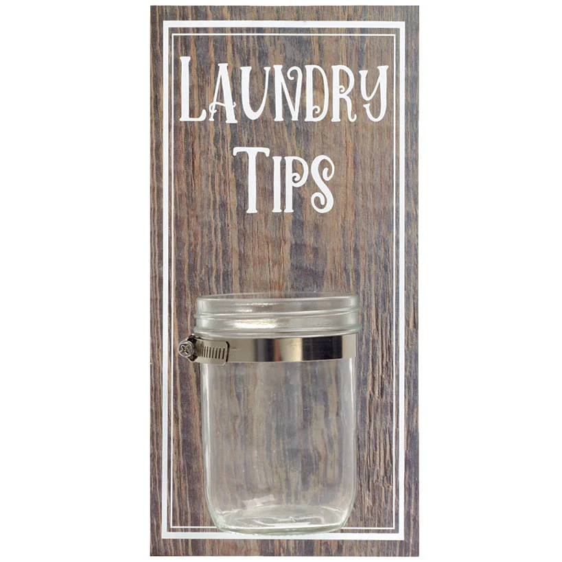 Laundry Room Humorous Wall Décor - Tip Jar, Sign, or Safety Pins - Image 7