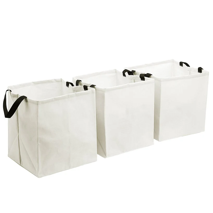 Laundry Storage Baskets for Clothes - Set of 3 - Image 2