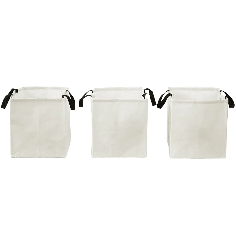 Laundry Storage Baskets for Clothes - Set of 3 - Image 4
