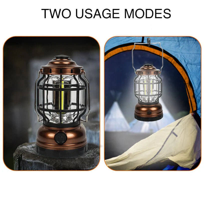 LED Camping Lantern Battery Powered Portable Light - Image 2