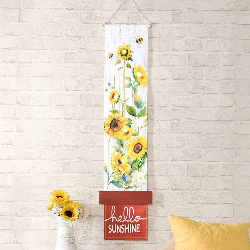 LED Lighted Welcome Banner - Flower or Patriotic 46" Length - Image 4