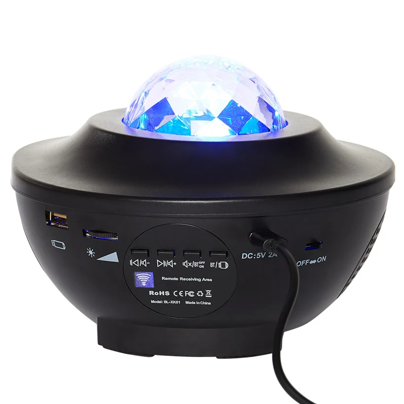 LED Projection Light With Bluetooth Speaker Voice Activated - Image 3
