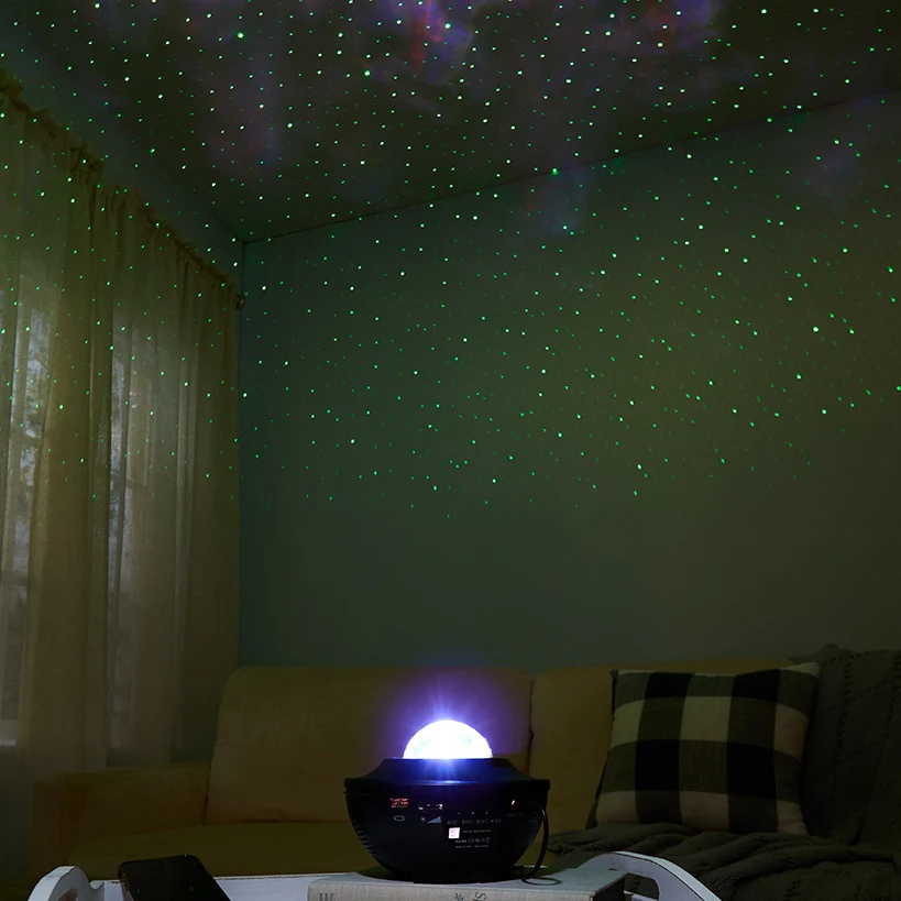 LED Projection Light With Bluetooth Speaker Voice Activated - Image 5