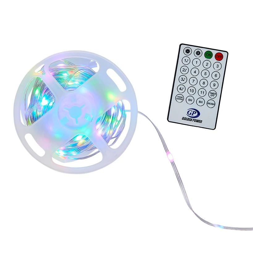 LED Strip Lights with Remote - 100 Count - Image 3