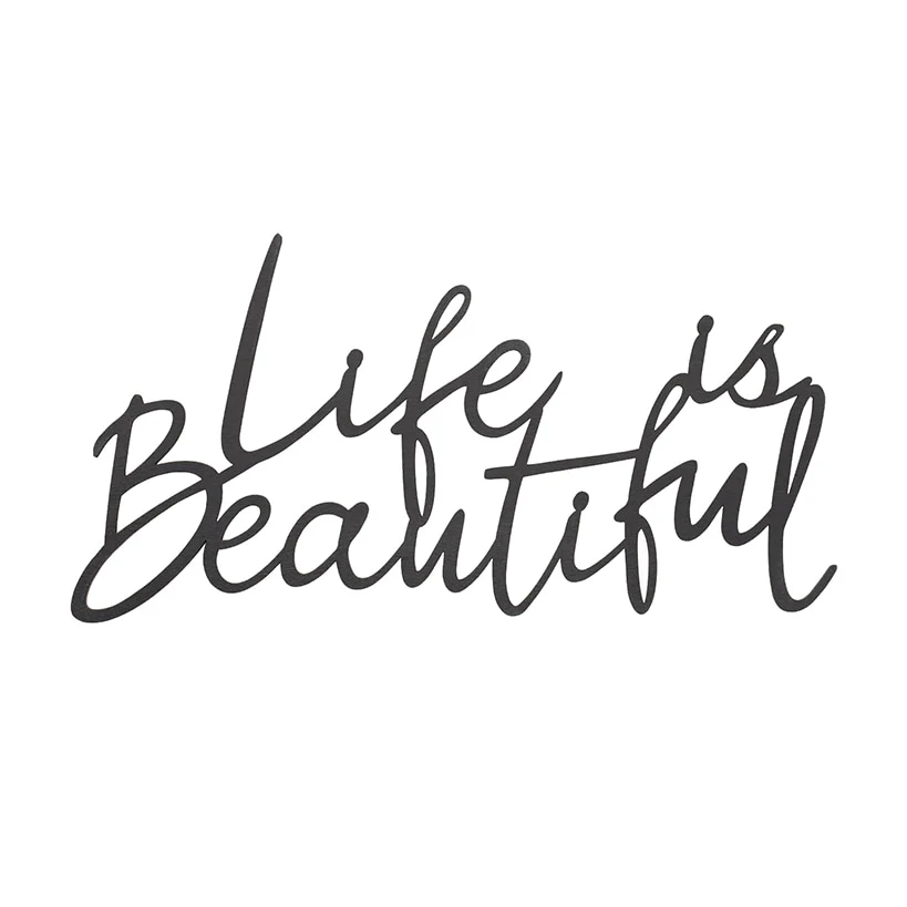 Life is Beautiful Wood Plaque - Image 6