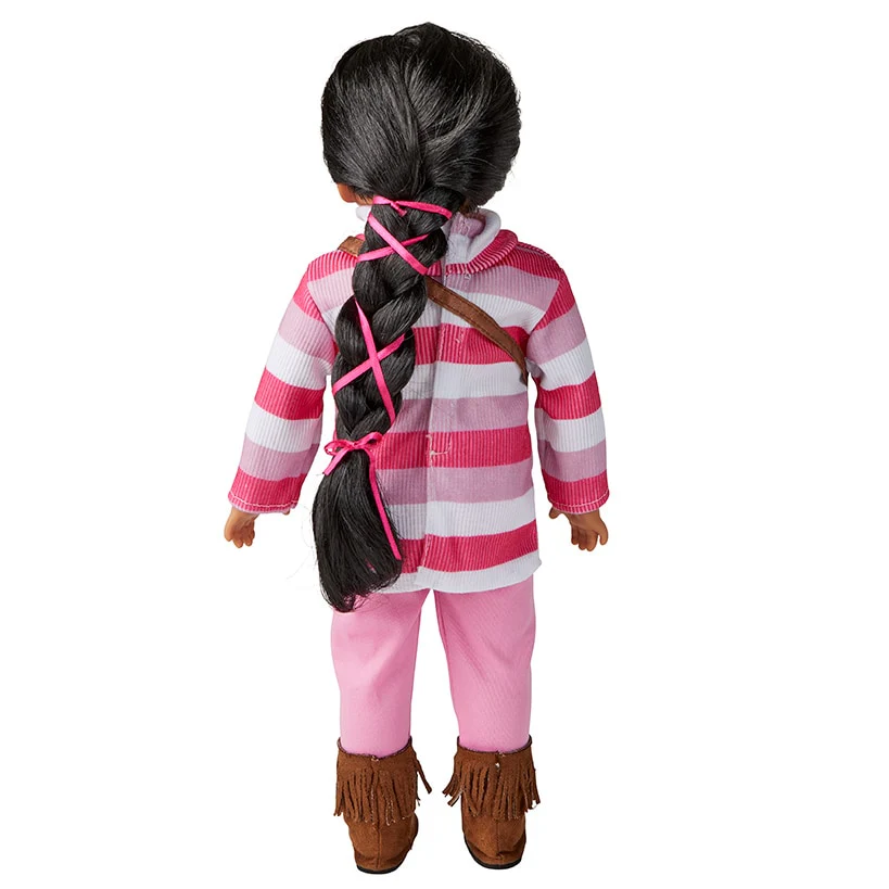 Life-Like Girl Doll With Casual Outfit, 18" - Image 3