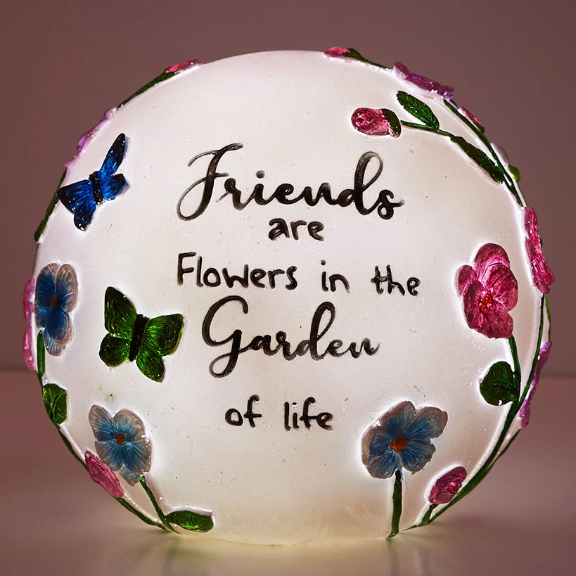 Lighted Ball Décor With Sentiment - Dream Big or Sunshine - Image 2