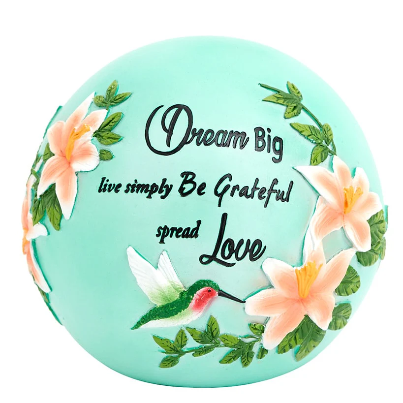 Lighted Ball Décor With Sentiment - Dream Big or Sunshine - Image 9